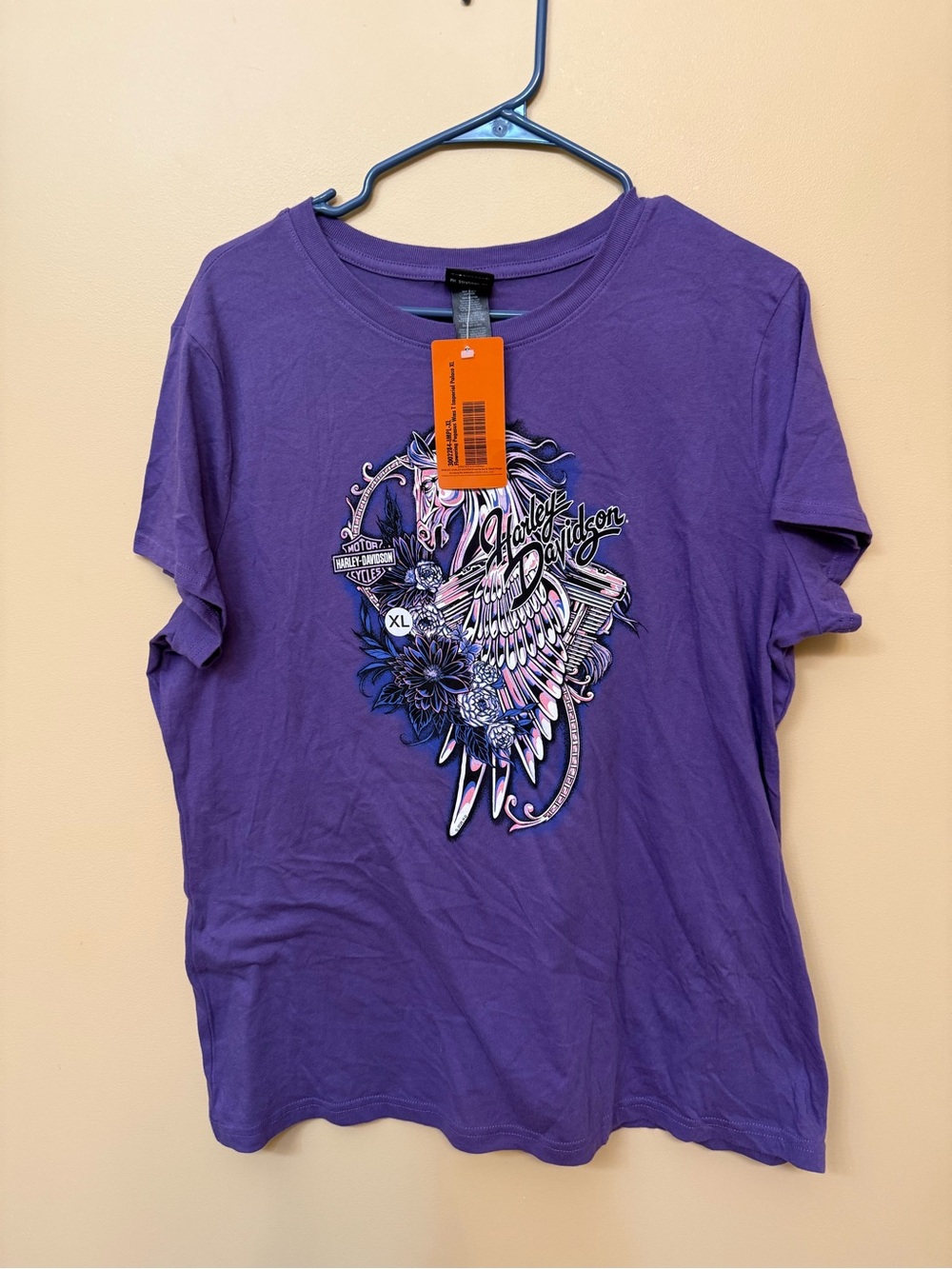 Harley-Davidson Purple Pegasus Graphic Tee